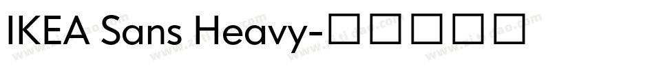 IKEA Sans Heavy字体转换